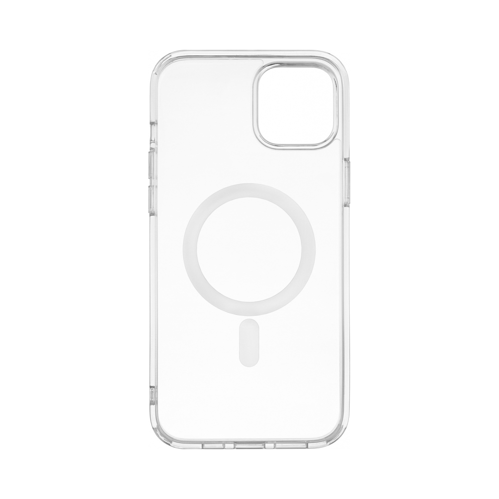 Чехол защитный Real Mag Case, iPhone 14 Plus, усиленный, прозр.